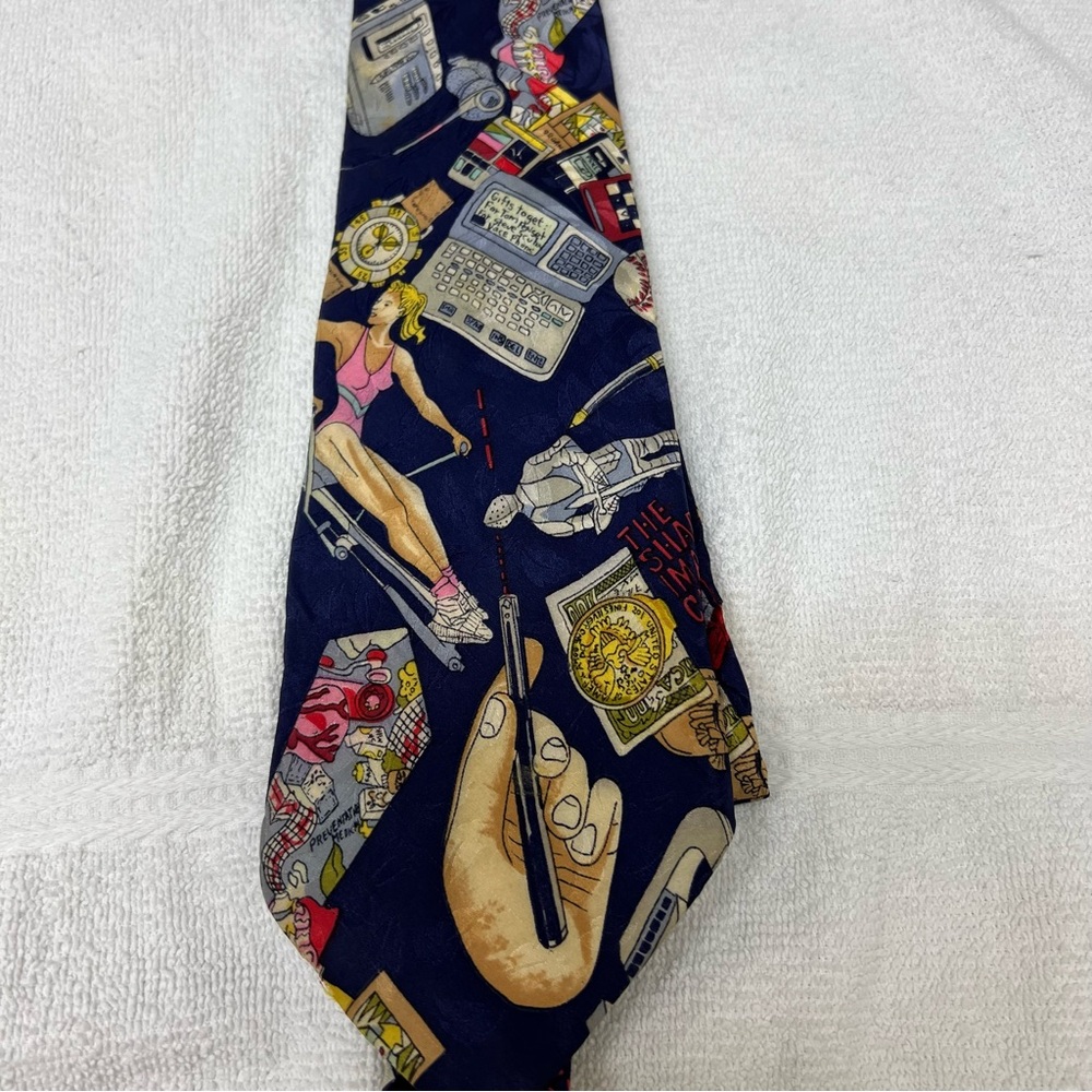Unbranded Vintage Silk All about the 80s Tie